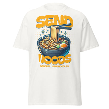 send noods ramen t-shirt funny foodie pun tee VectorDesignsArizona