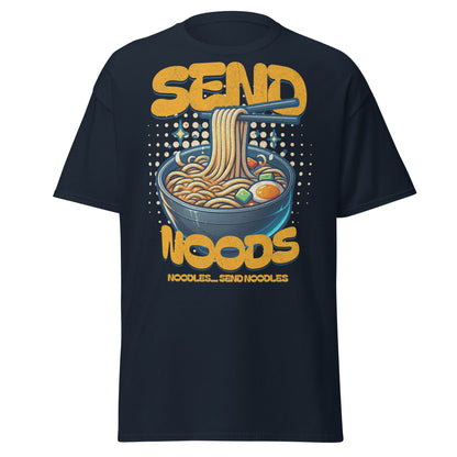send noods ramen t-shirt funny foodie pun tee VectorDesignsArizona