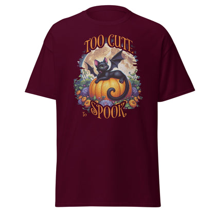too cute to spook halloween t-shirt cute spooky season tee VectorDesignsArizona